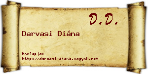 Darvasi Diána névjegykártya